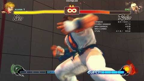 Street Fighter IV Ken Beats up Mr Incredible with Triple Shoryuken!!! 720P HD