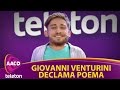 Teleton 2016 - Giovanni Venturini declama poema sobre sua condição física e emociona