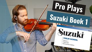 PRO Plays | Suzuki Violin Book 1 | (Old Version) Solo Violin