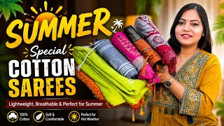 Affordable Cotton Saree Collection | Sarees for Summer Season  screenshot 5