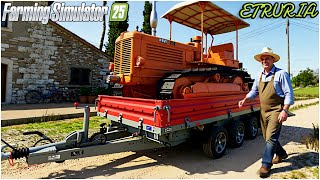 ETRURIA FS25 #54 - PROVIAMO IL FIAT 70C TRA I FILARI DEL MELETO - GAMEPLAY ITA screenshot 2