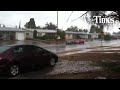 Nice rain falling in the Cielo Vista area in East El Paso,