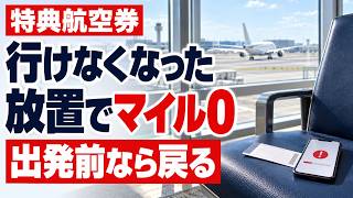 【ANA vs JAL】急な予定変更でも大丈夫！ANA・JAL特典航空券「行けなくなった時」のマイル救済ルール