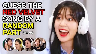 Guess the Red Velvet song by a RANDOM PART 🎧🤔🎵 (VERY HARD) screenshot 3