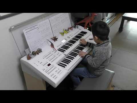 "Theme from Jurassic Park" Electone ~7years Old~