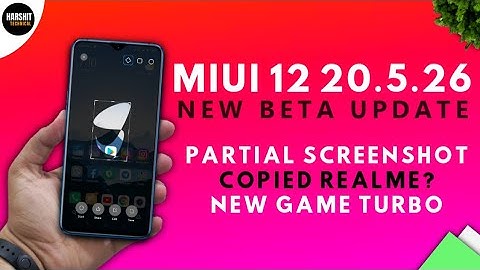 MIUI 12 20.5.26 Update | New Copied Feature & Game Turbo Update | New Screenshot | Redmi Note 8 Pro