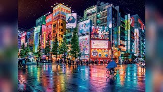 Quebra-Cabeça Tóquio Neon de 1.000 peças  (Game Office) - Timelapse screenshot 3