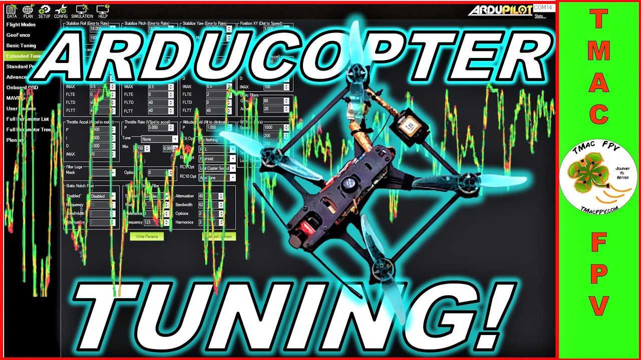 Arducopter Tuning (AUTOTUNE, PIDs & FILTERS, FLIGHT TESTS!)