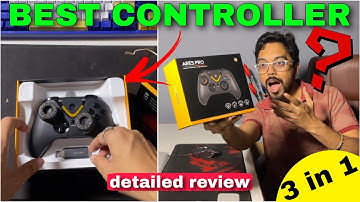 Cosmic Byte ARES PRO - Wired Wireless Bluetooth Gaming Controller | Detailed Review | Jaldi Kholo