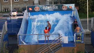 Toronto, Canada Sean Silveira, Nick Nguyen Pro Shows on the FlowRider Mobile at the CNE