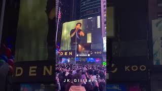 Jungkook Times Square concert - LISTEN to his crazy live vocal. His best live performance as of yet!