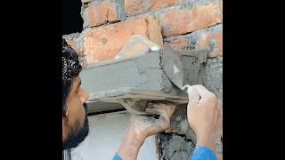 Amazing sunshade corner plastering | #amazing #corner #plastering