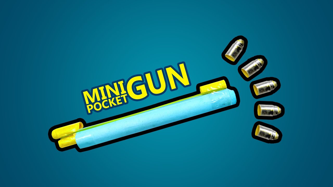 How To Make A Mini Paper Pocket Gun That Shoots Paper Bullets YouTube