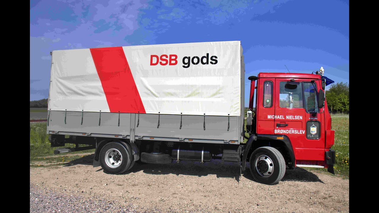 Volvo FL408 årg 1986, DSB Lastbil - YouTube