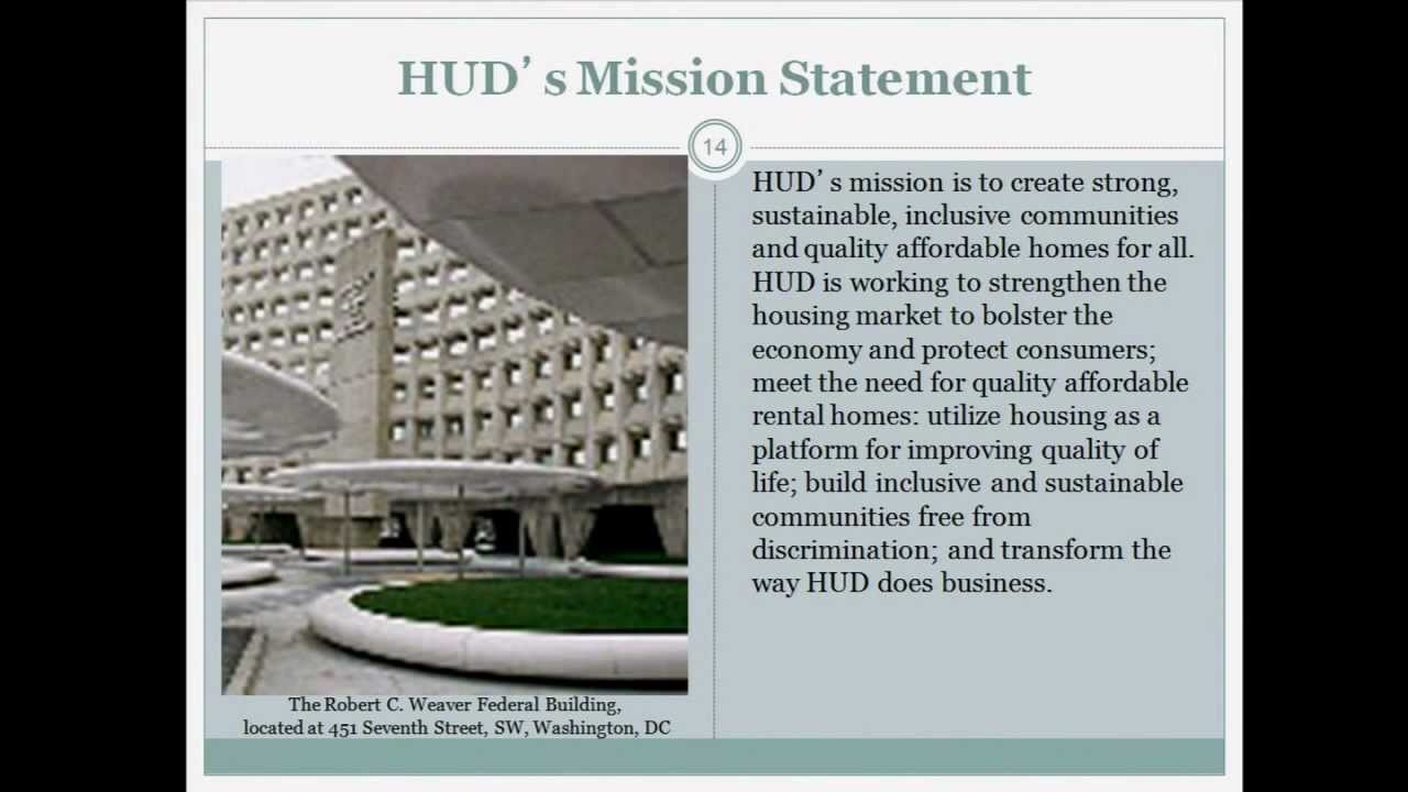 Partners in Housing: Multifamily Preservation Training, Lesson 1 - HUD - 7/19/12