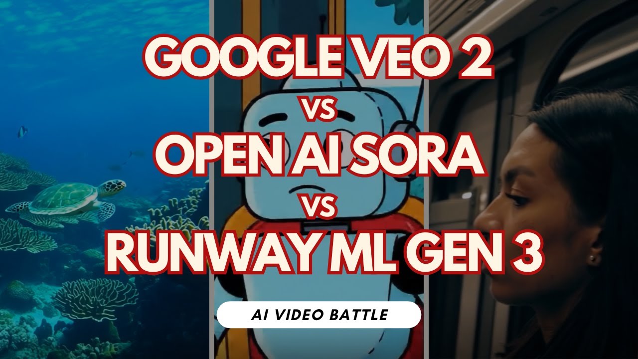 Veo 2 vs Sora vs Runway ML Gen 3 | Big AI Video Battle | Text to Video ...