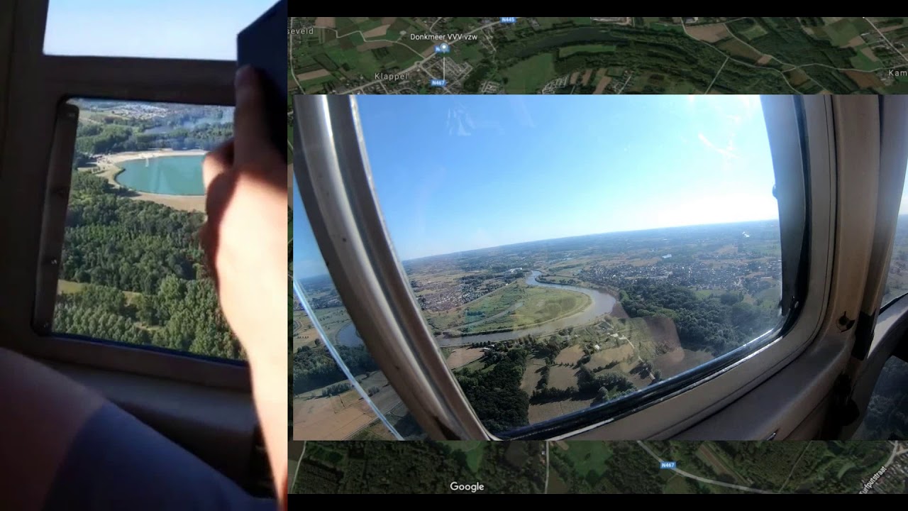 helicopter fly above donkmeer overmere belgium