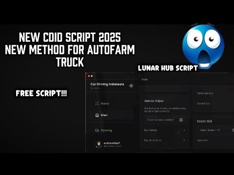 2025 NEW CDID SCRIPT AUTOFARM LUNAR HUB MADE BY LUNRA - Cdid - YouTube