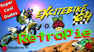 Excitebike 64 on the Raspberry Pi 3 running Retropie. Check the performance - Emulation Station
