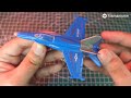 ASMR × Unboxing Die-cast McDonnell Douglas F/A-18 Hornet Fighter Jet