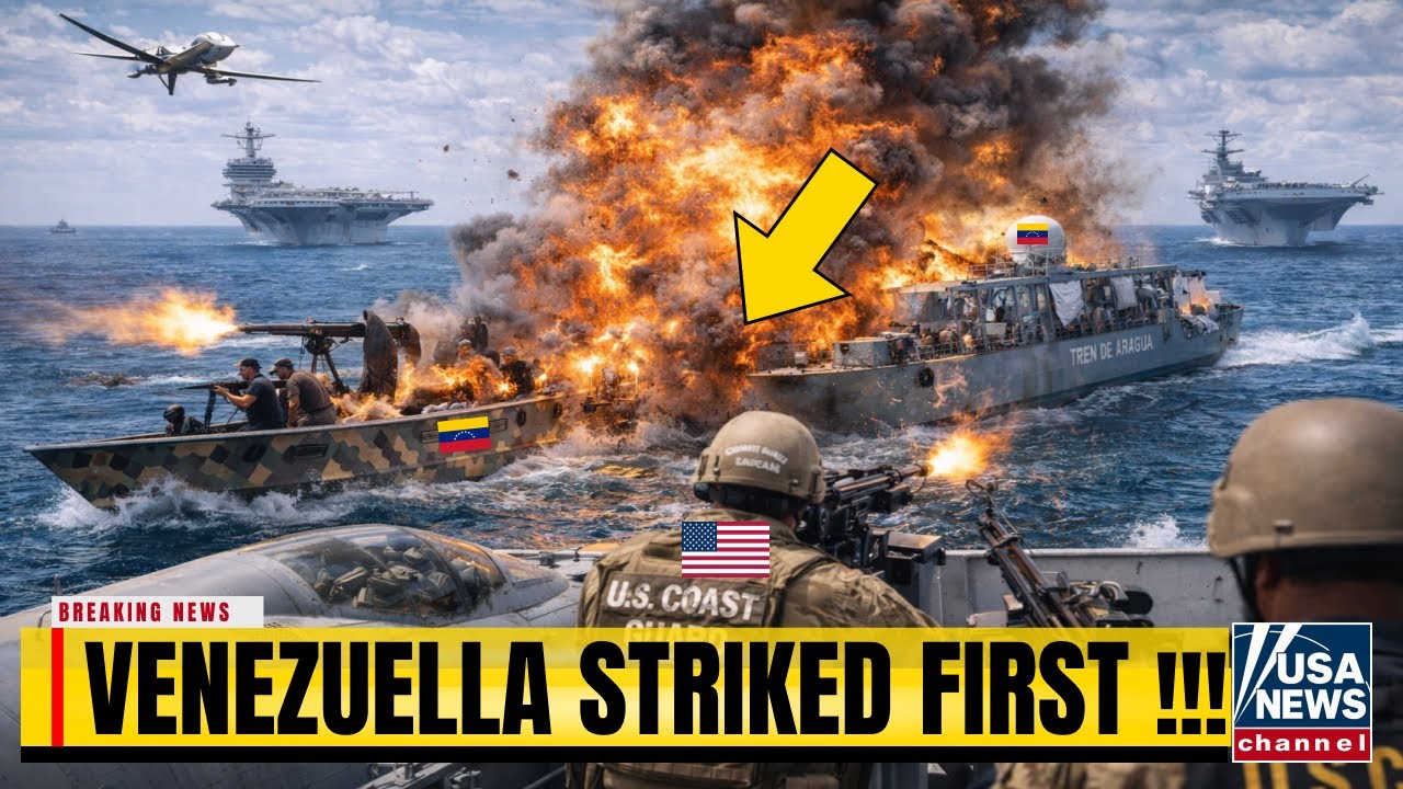 Venezuelan Cartels Coordinate Drug Runs Using Navy-Style Tactics — U.S. Forces Shut It Down Fast