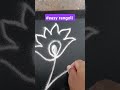 simple Rangoli//easy rangoli//daily rangoli//सोपी रांगोळी #2025