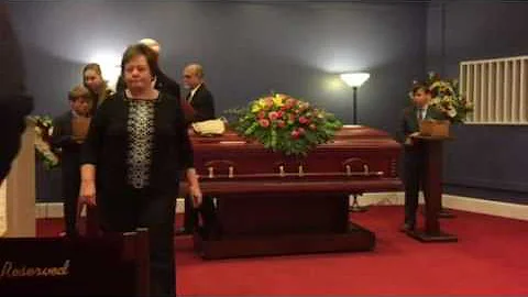 Frances' funeral