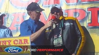 John Force Celebrates His Funny Car Win | Drag Racing | Ford Performance