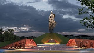 :     .Russia. Rzhevsky memorial to the Soviet soldier.