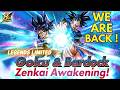 LF Goku & Bardock Zenkai Awakening Game Originals For Part 2 Of Dragon Ball Legends 8th Anniversary