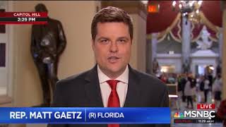 Rep. Gaetz Appears on MSNBC 6-13-18