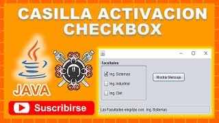 Casilla Activacion CheckBox NetBeans