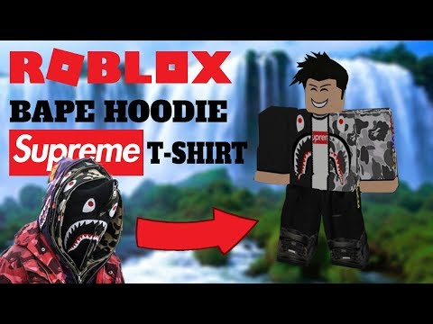Roblox Bape Hoodie Timelapse Youtube - shark bape hoodie roblox