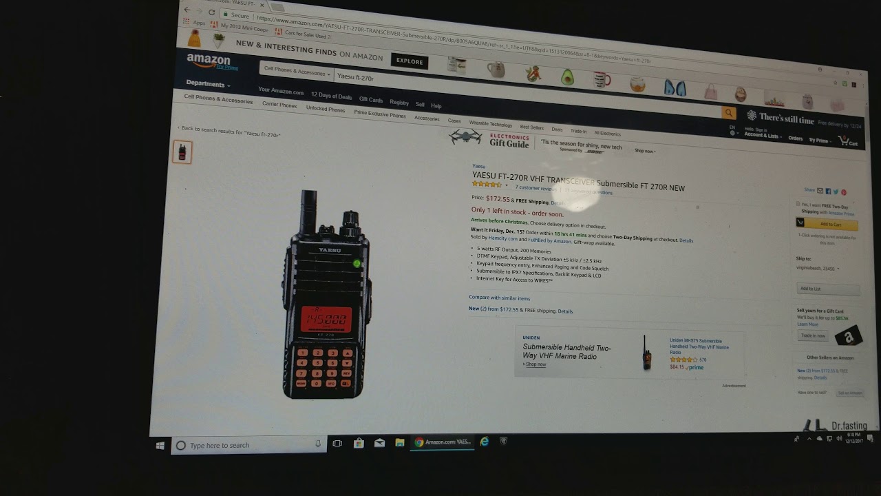 Yaesu FT270R Transceiver preview video YouTube