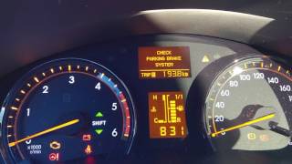 Toyota Avensis 2011 Electronic Parking Break (EPB) failure