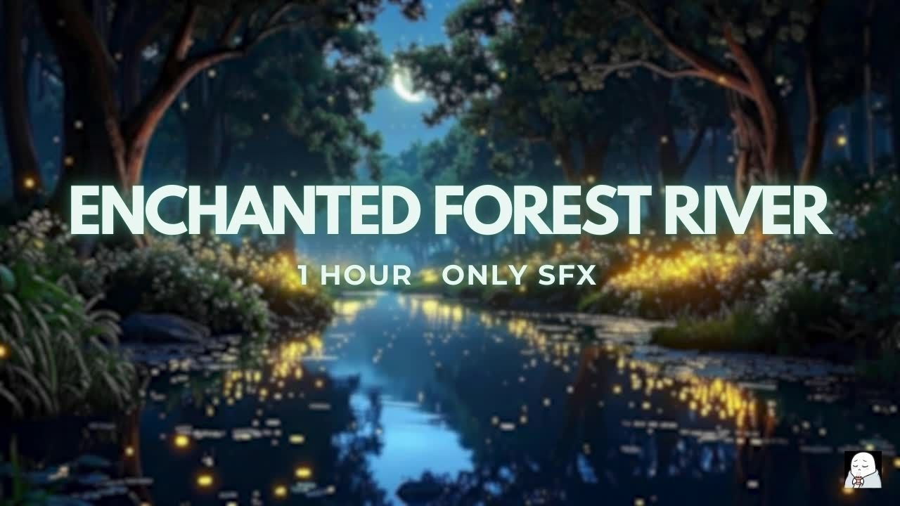[Only SFX] Enchanted Forest River – 1 Hour Dream & Sleep Sounds (Meditation) [2K]