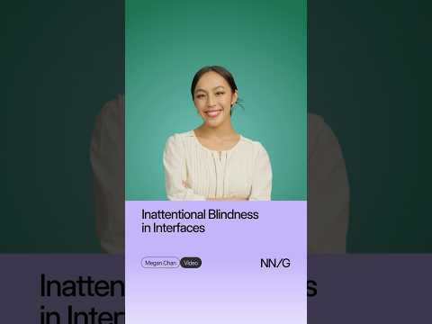 What is Inattentional Blindness?! #UI #UIDesign