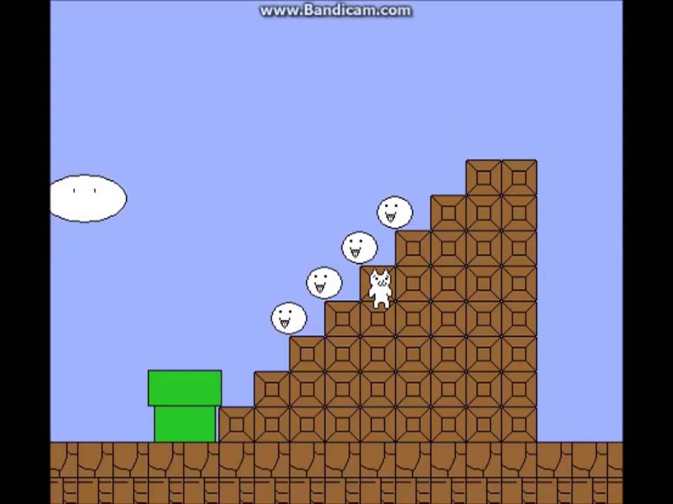 cat mario rage game pt1 - YouTube