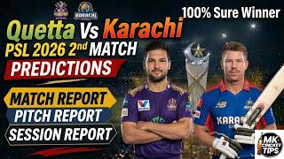 PSL 2026 2nd Match Prediction | Quetta Gladiators Vs Karachi Kings Prediction | QTG Vs KK Winner screenshot 4