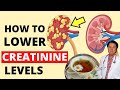 How To Lower Creatinine Levels : Tips for Kidney Disease - By Doc Willie Ong