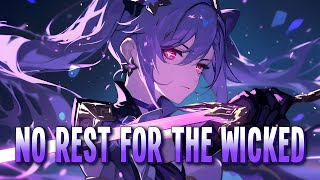 Nightcore - no rest for the wicked | In Waves [Sped Up]