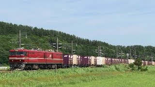 【津軽線】を行く≪ＥＨ８００・ＥＨ５００≫貨物列車
