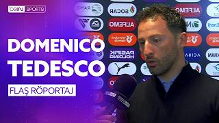 Galatasaray - Fenerbahçe Maç Sonu Teknik Direktör Domenico Tedesco'nun Açıklamaları