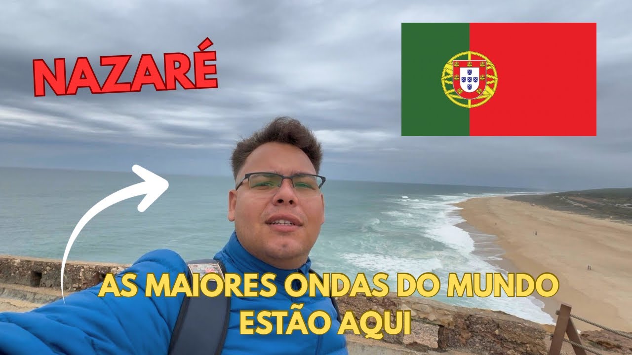 #07 CONHECENDO NAZARÉ - AS MAIORES ONDAS DO MUNDO ESTÃ AQUI 😱
