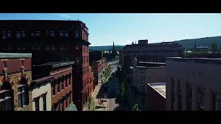 Drone footage of downtown cumberland maryland #cumberlandmd #alleganycountymd