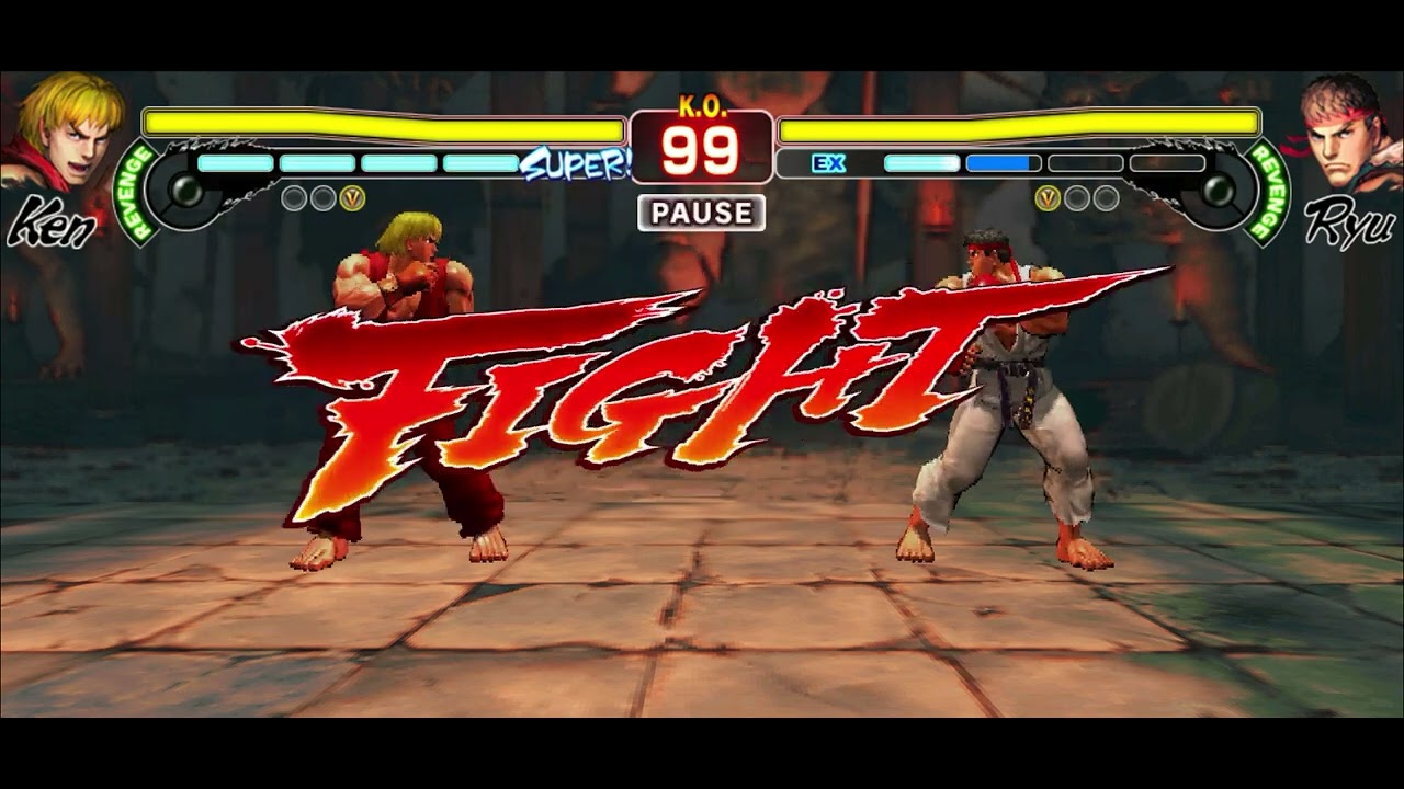🔥KEN vs RYU🔥THE RIVAL!! Mobile gameplay