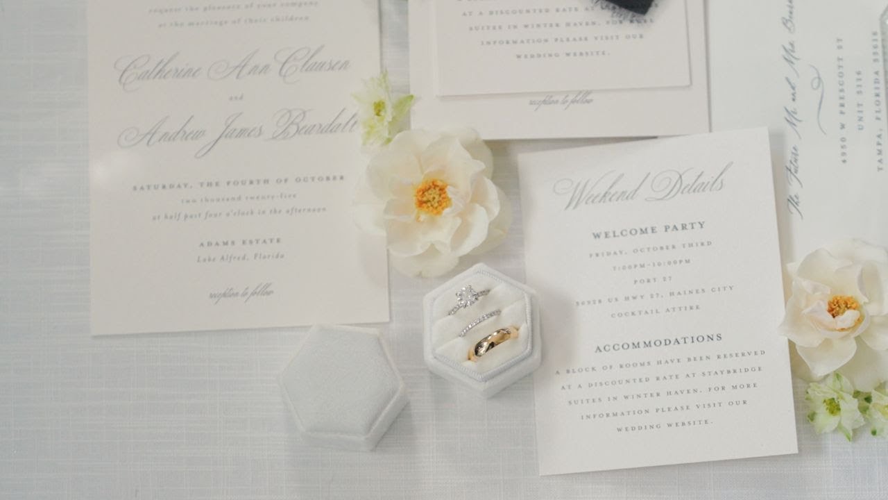 Adam's Estate Lake Alfred, FL: Catherine + Andrew Wedding Trailer