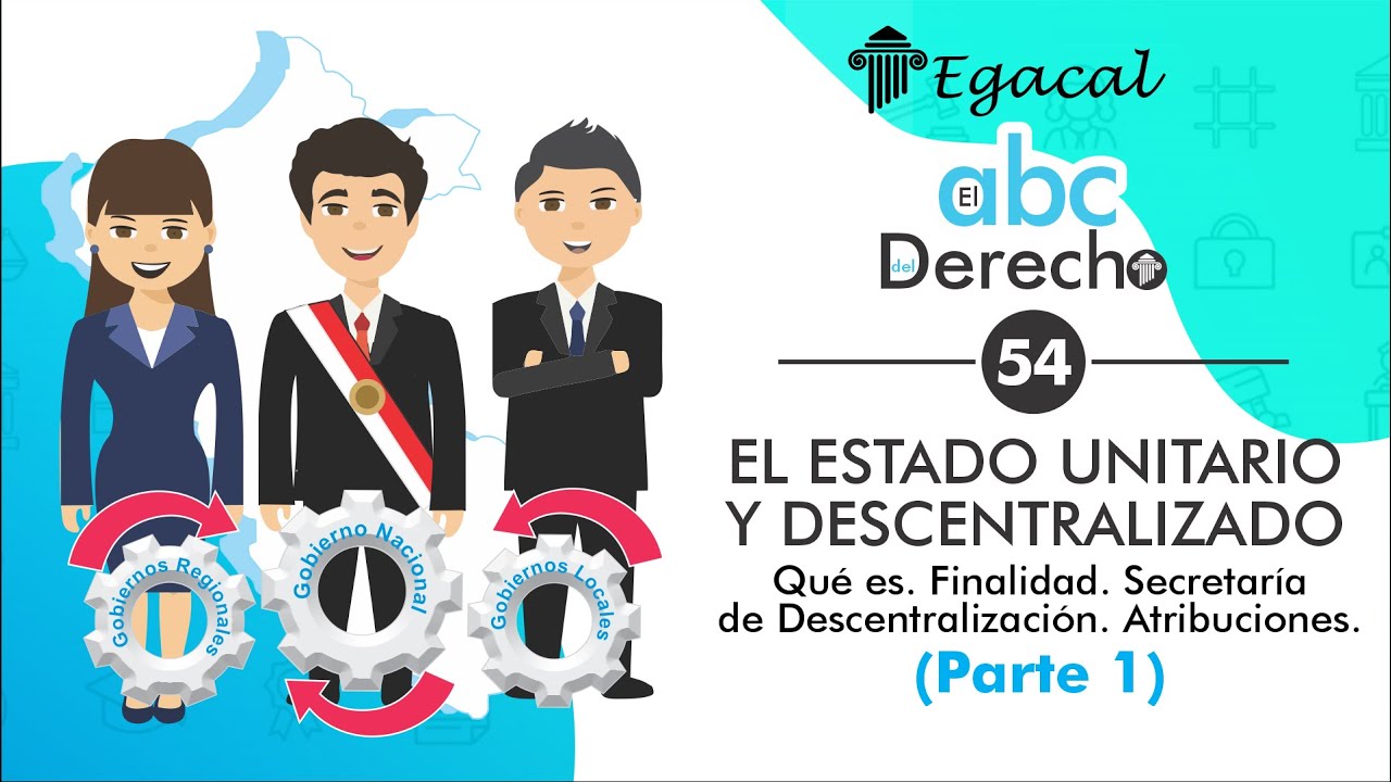 ESTADO UNITARIO Y DESCENTRALIZADO (Parte 1): Qué es. Descentralización ...