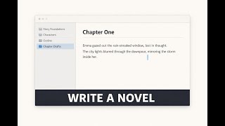 How to Write a Novel in Plotdrive (Fiction)