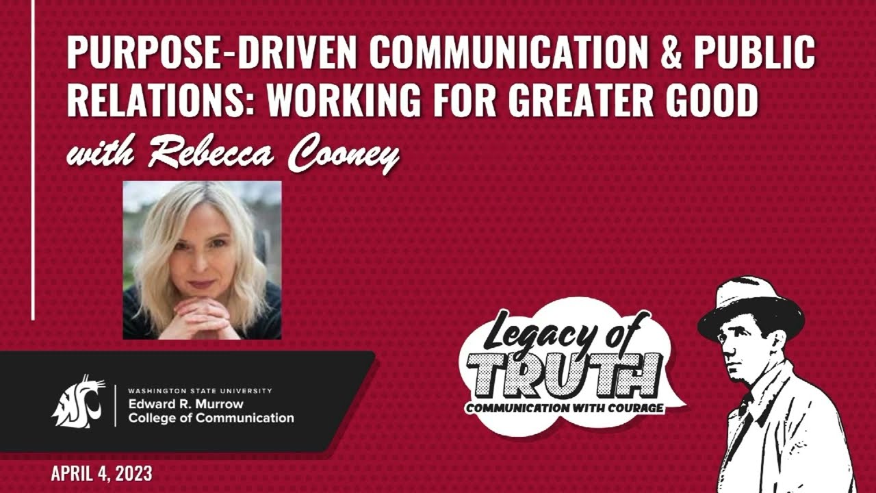 Purpose-driven communication & PR: Working for greater good | 